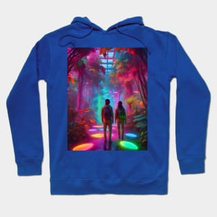 Out of this World - Virtual Reality Neon Jungle Hoodie